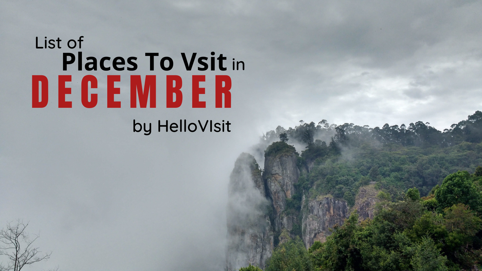 Top 10 best places to visit in the month of December in India for a Holiday