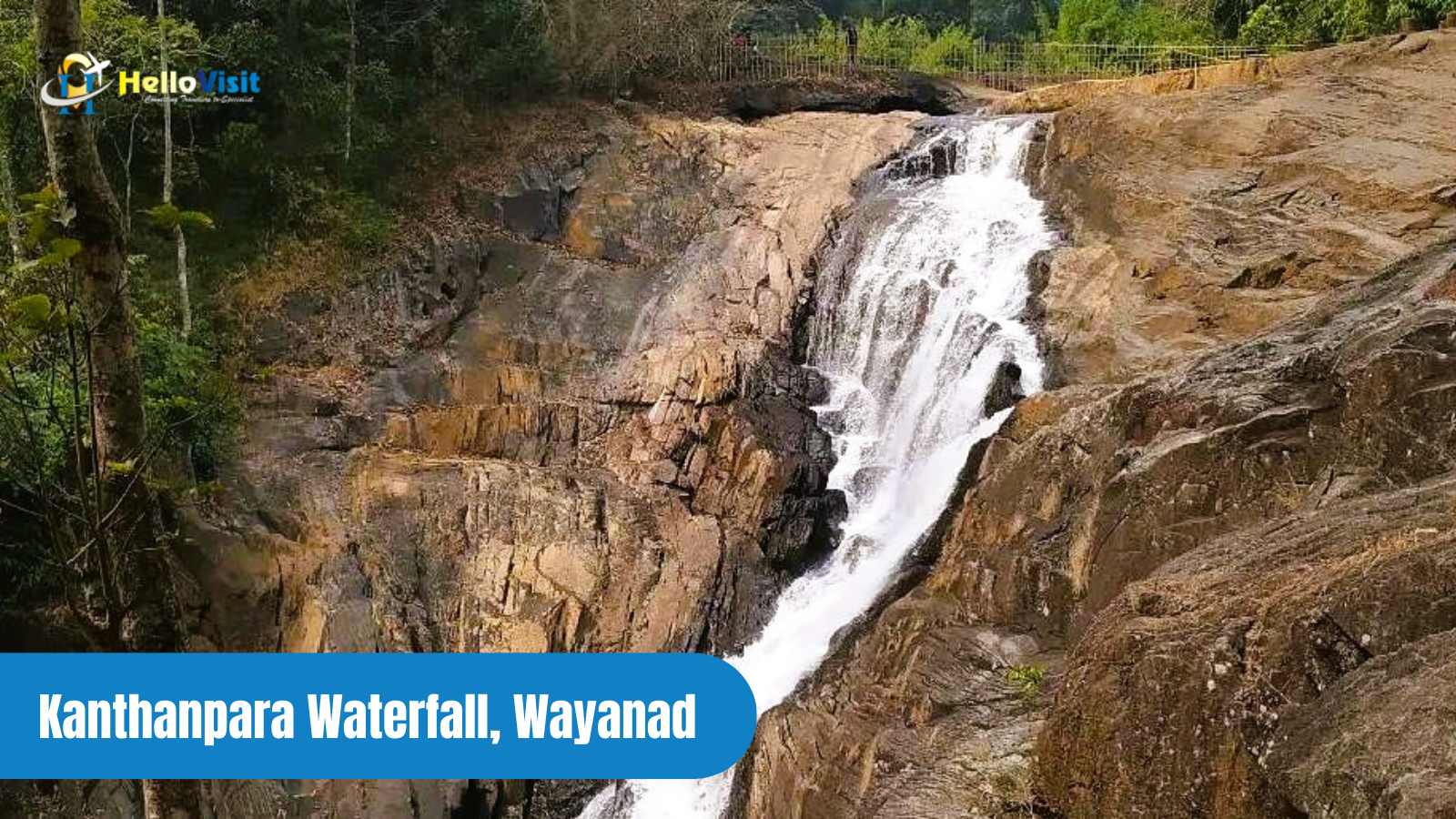 Kanthanpara Waterfall, Wayanad 