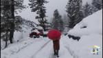 snowfall in Kashmir welcomes the season’s first snowfall and the early coming of winters