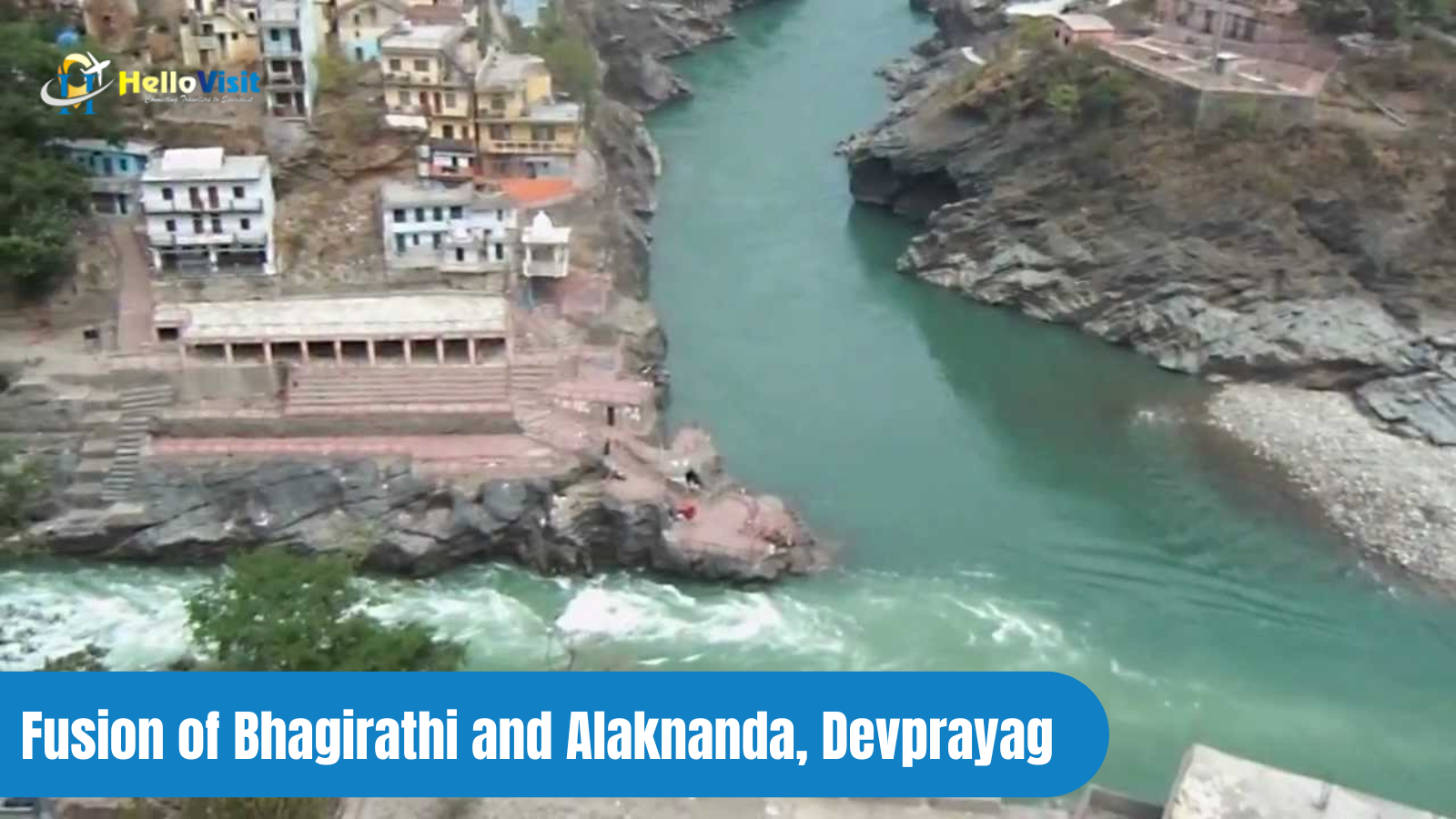 Fusion of Bhagirathi and Alaknanda, Devprayag