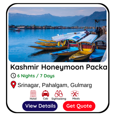 Best Selling Kashmir Honeymoon Package