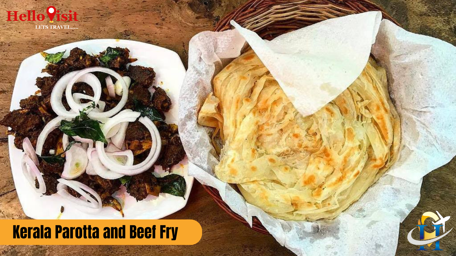 Kerala Parotta and Beef Fry